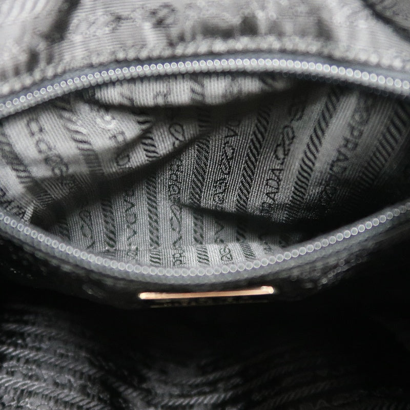 PRADA Nylon  Backpack 　Black　Silver Hardware