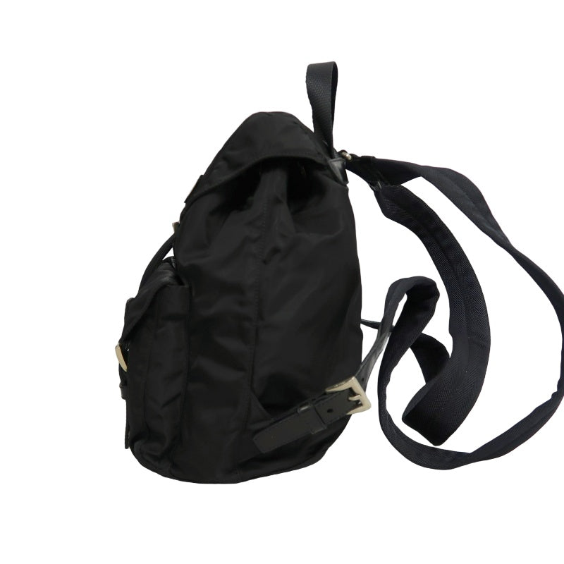 PRADA Nylon  Backpack 　Black　Silver Hardware