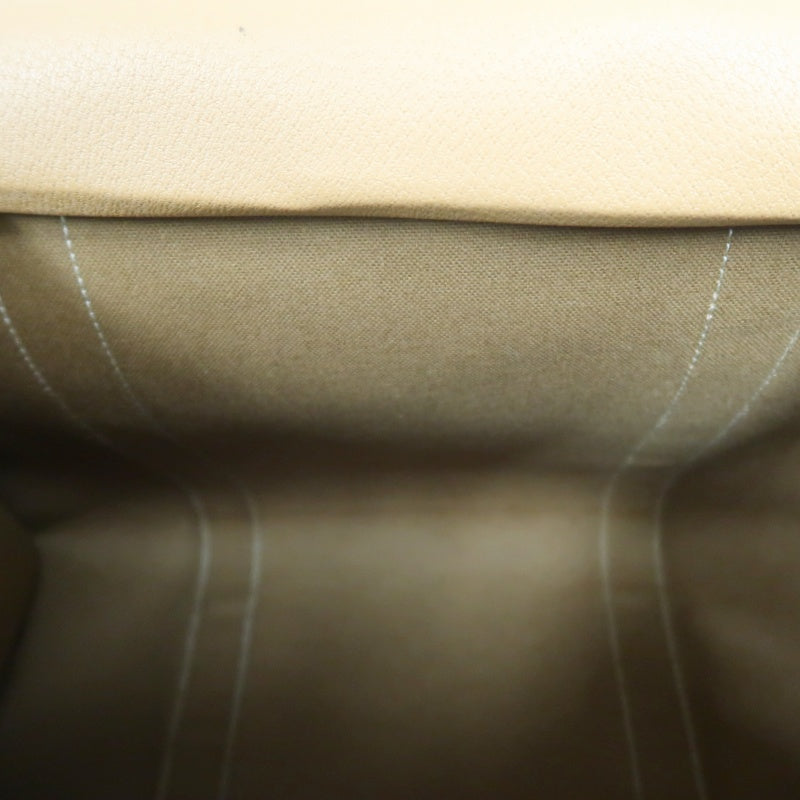 CELINE Macadam Monogram　Tote Shoulder Bag Brown Gold Hardware