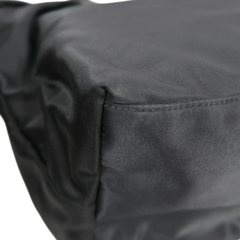PRADA  Side Bow Detail Logo Nylon  Tote Bag  Black