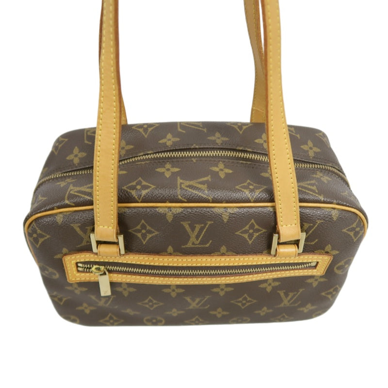 LOUIS VUITTON  Monogram Cite MM Handbag Brown