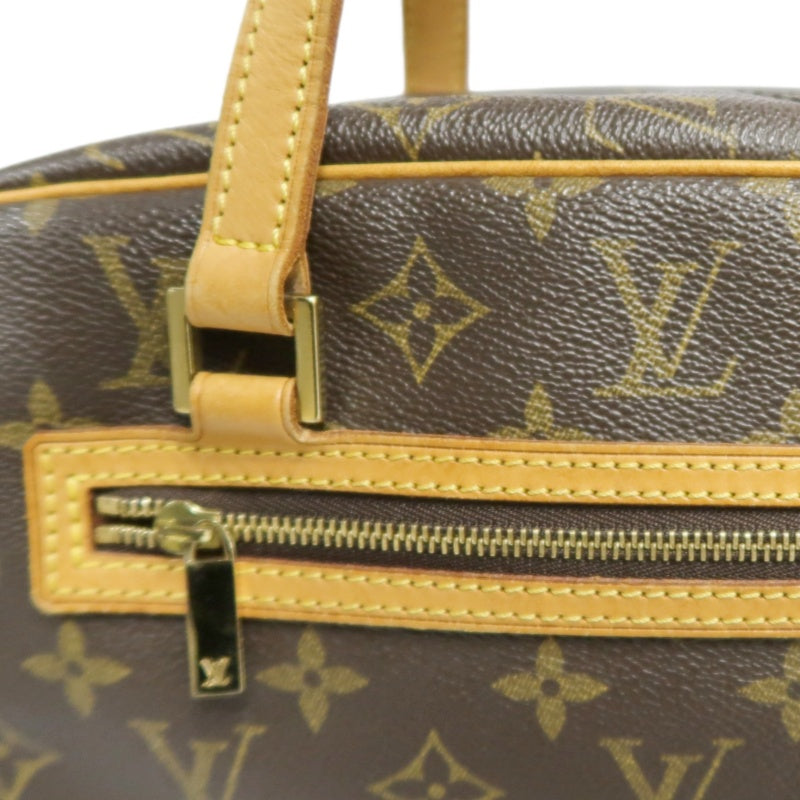 LOUIS VUITTON  Monogram Cite MM Handbag Brown