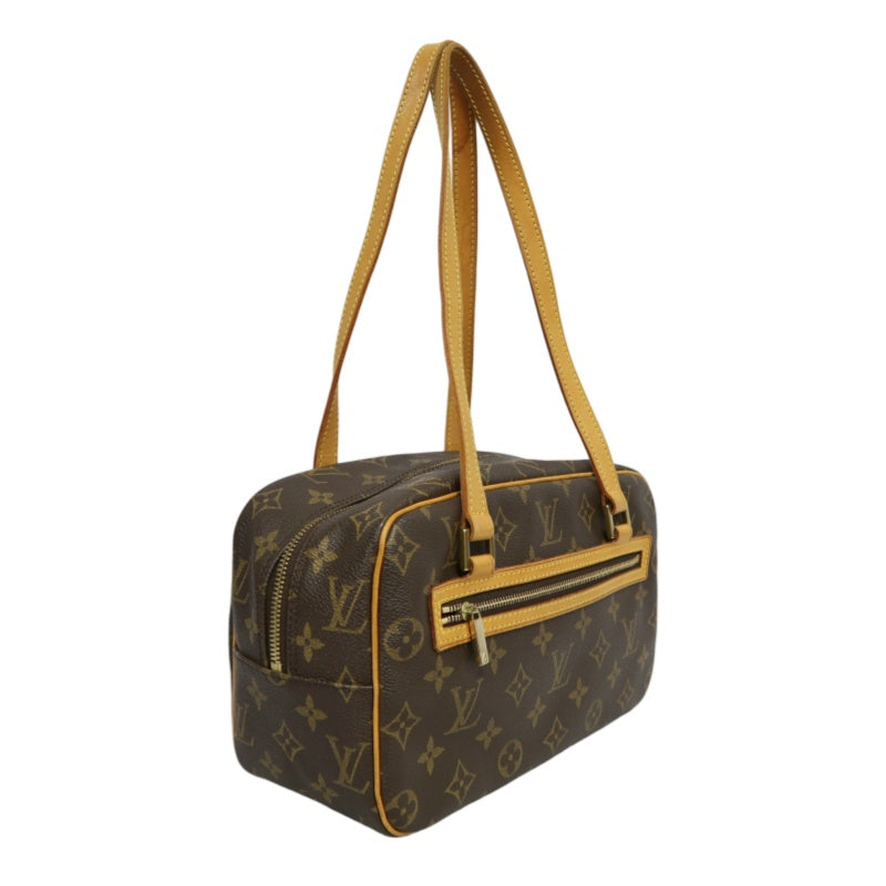 LOUIS VUITTON  Monogram Cite MM Handbag Brown