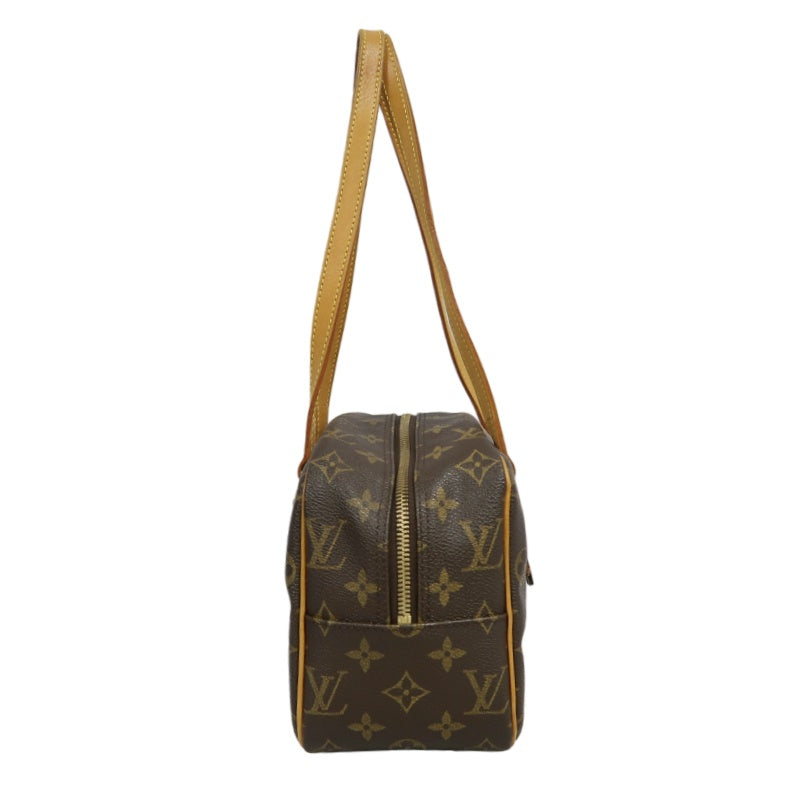 LOUIS VUITTON  Monogram Cite MM Handbag Brown