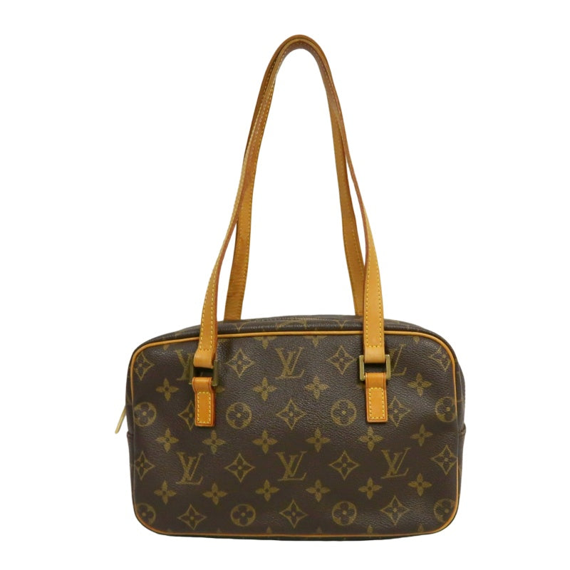LOUIS VUITTON  Monogram Cite MM Handbag Brown