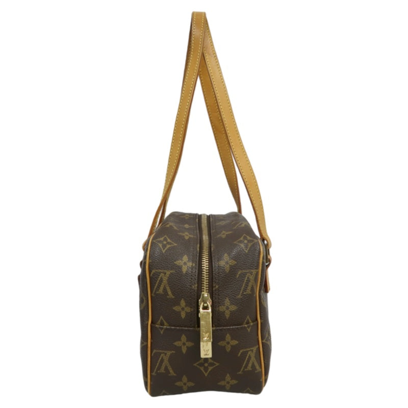 LOUIS VUITTON  Monogram Cite MM Handbag Brown