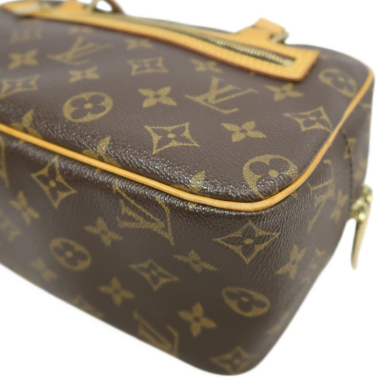 LOUIS VUITTON  Monogram Cite MM Handbag Brown