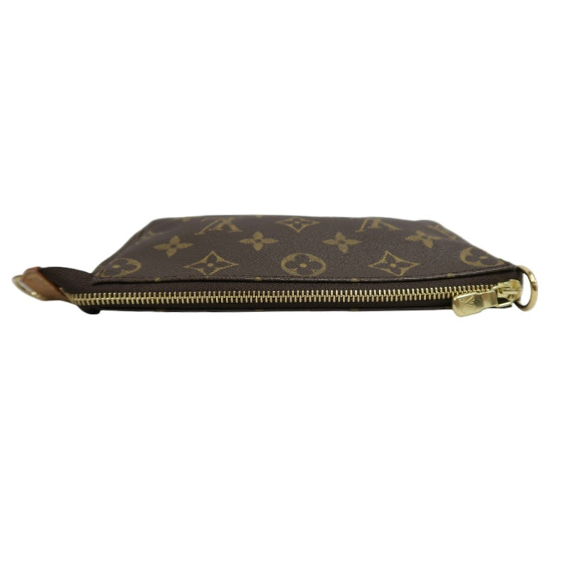 LOUIS VUITTON Monogram  Bucket PM Tote Bag Brown  Pouch