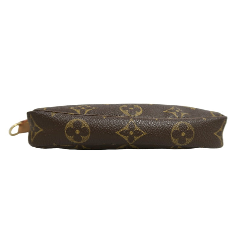 LOUIS VUITTON Monogram  Bucket PM Tote Bag Brown  Pouch
