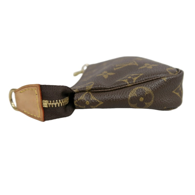 LOUIS VUITTON Monogram  Bucket PM Tote Bag Brown  Pouch