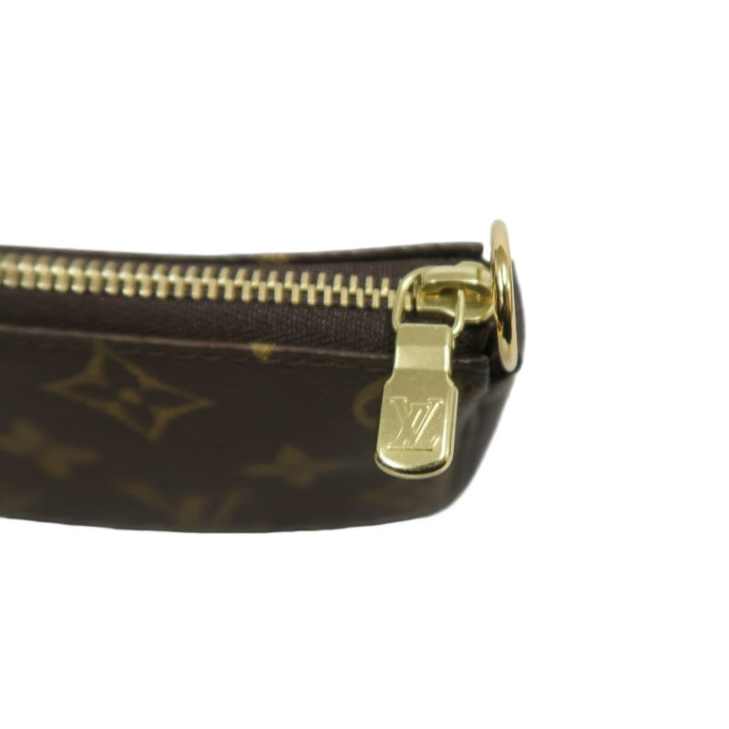 LOUIS VUITTON Monogram  Bucket PM Tote Bag Brown  Pouch