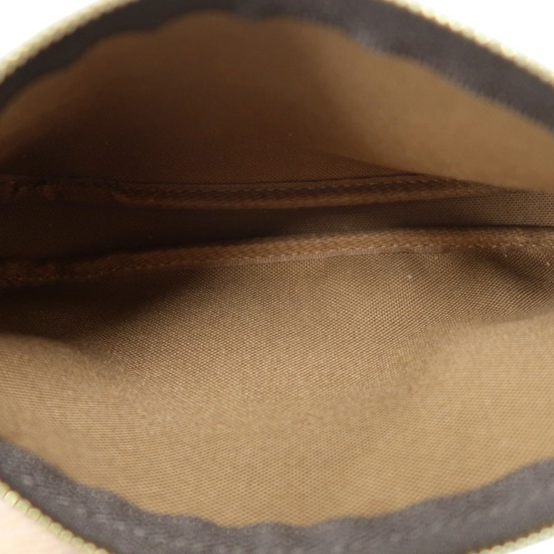 LOUIS VUITTON Monogram  Bucket PM Tote Bag Brown  Pouch