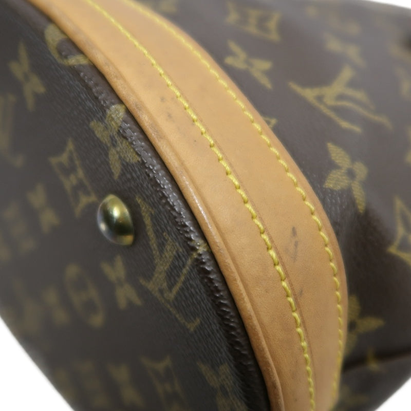 LOUIS VUITTON Monogram  Bucket PM Tote Bag Brown  Pouch