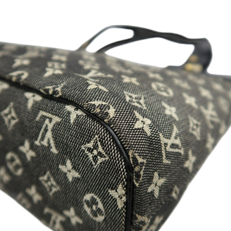 LOUIS VUITTON LV Monogram Mini Lucille PM 　Handbag 　Black　 Name Tag