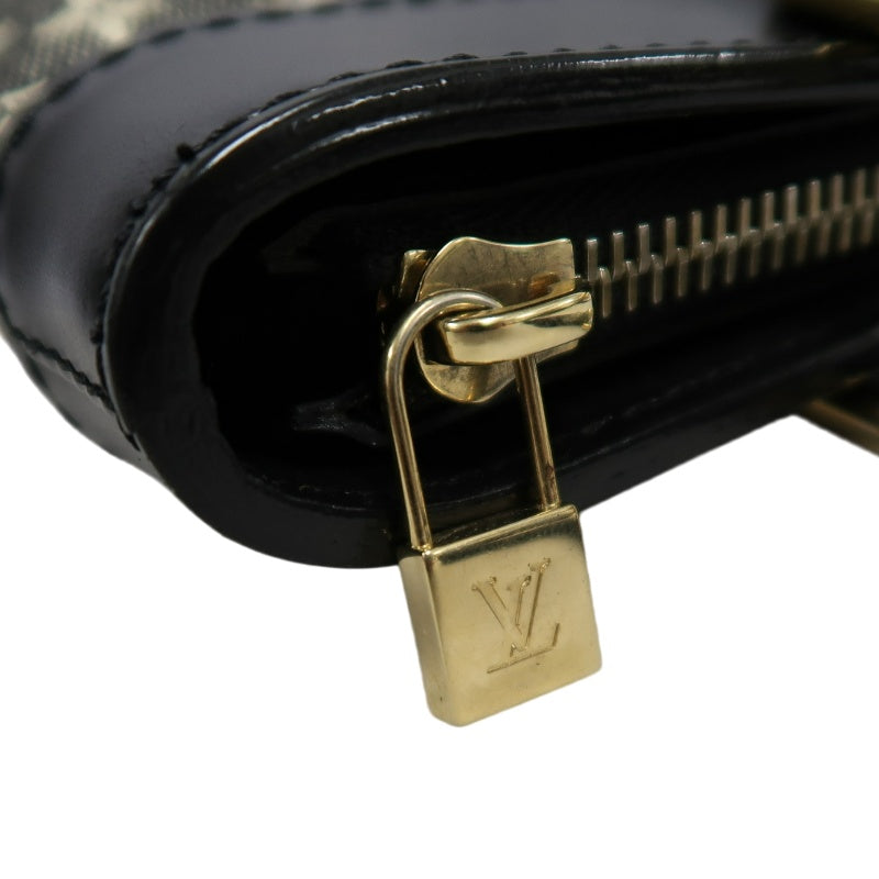 LOUIS VUITTON LV Monogram Mini Lucille PM 　Handbag 　Black　 Name Tag