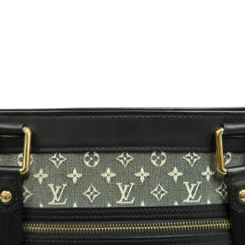 LOUIS VUITTON LV Monogram Mini Lucille PM 　Handbag 　Black　 Name Tag