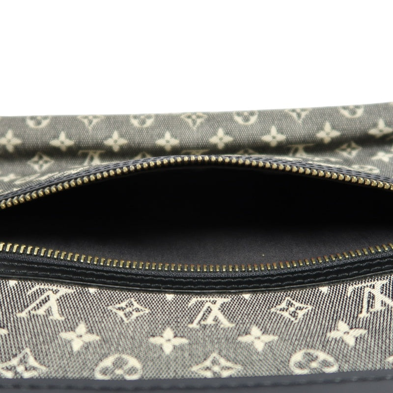 LOUIS VUITTON LV Monogram Mini Lucille PM 　Handbag 　Black　 Name Tag