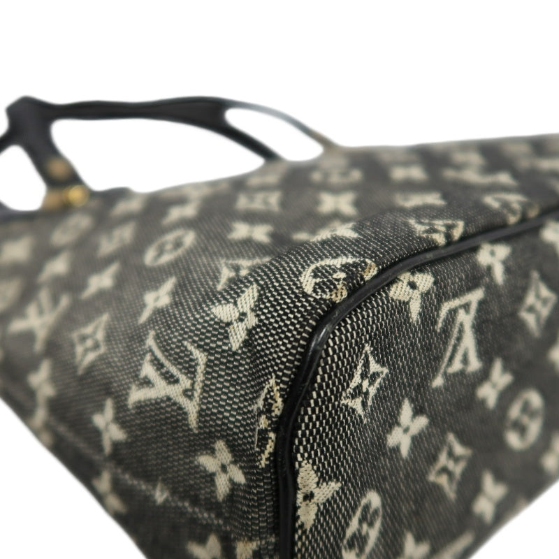 LOUIS VUITTON LV Monogram Mini Lucille PM 　Handbag 　Black　 Name Tag