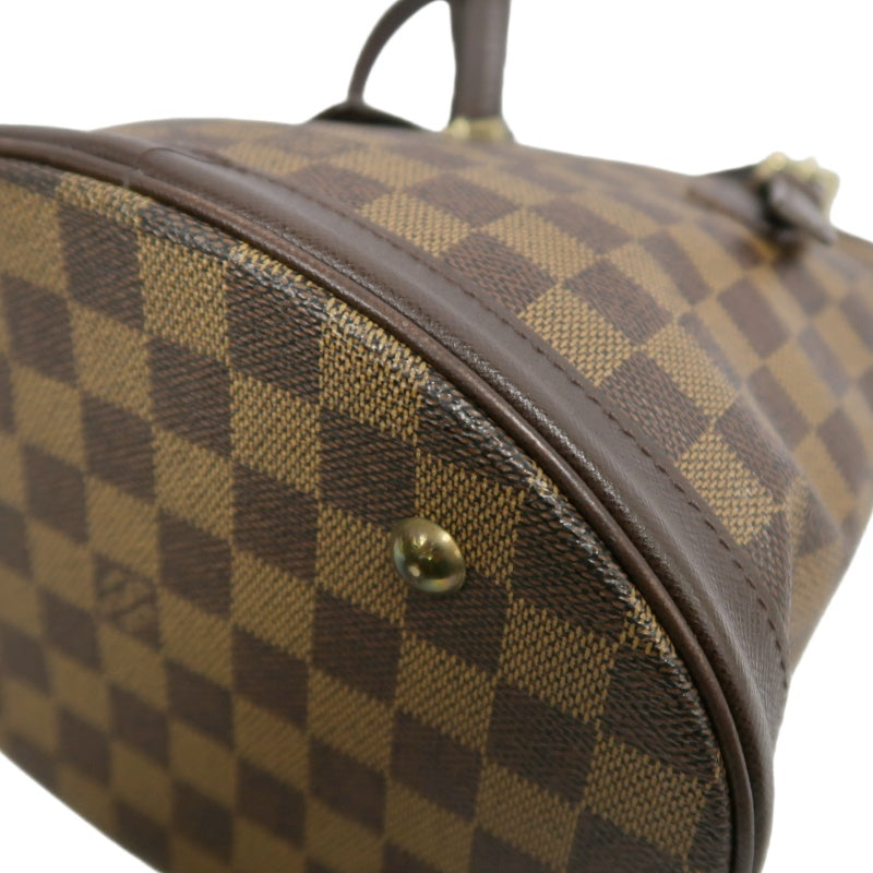 LOUIS VUITTON Damier Mare Bucket Tote Bag Brown  Pouch
