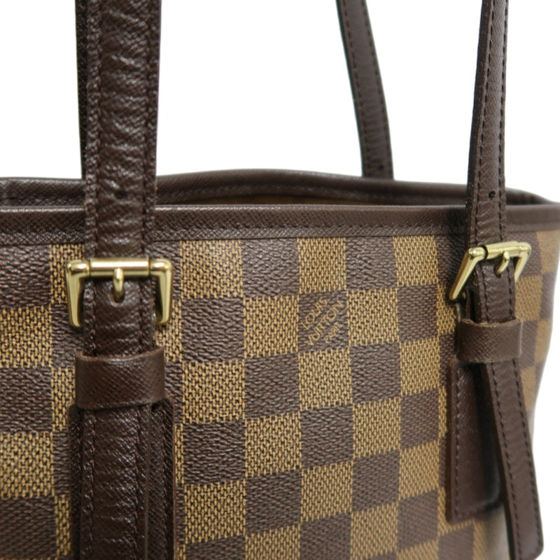 LOUIS VUITTON Damier Mare Bucket Tote Bag Brown  Pouch
