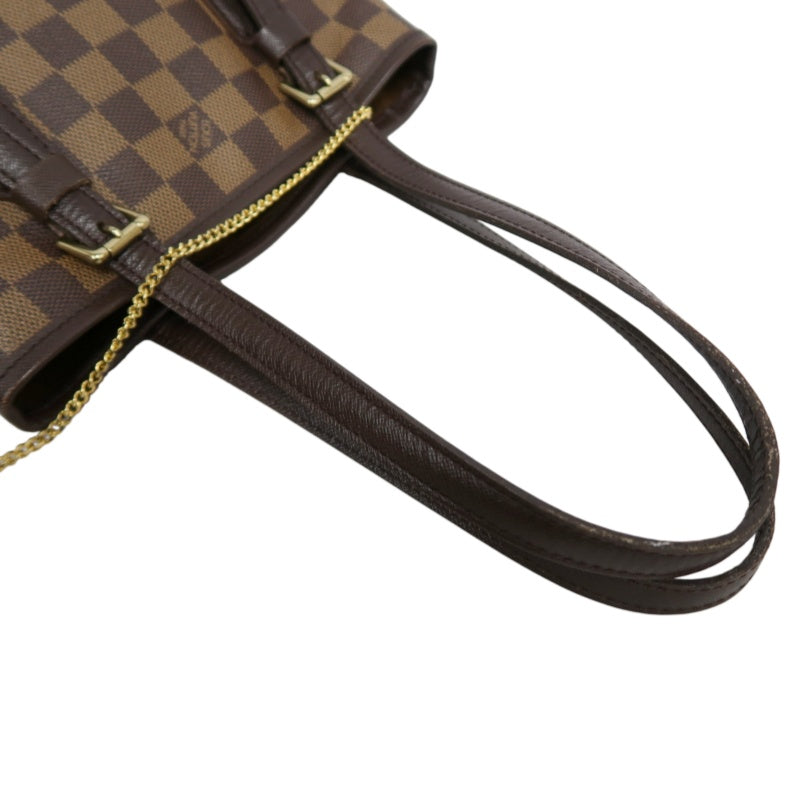 LOUIS VUITTON Damier Mare Bucket Tote Bag Brown  Pouch