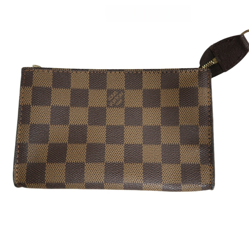 LOUIS VUITTON Damier Mare Bucket Tote Bag Brown  Pouch