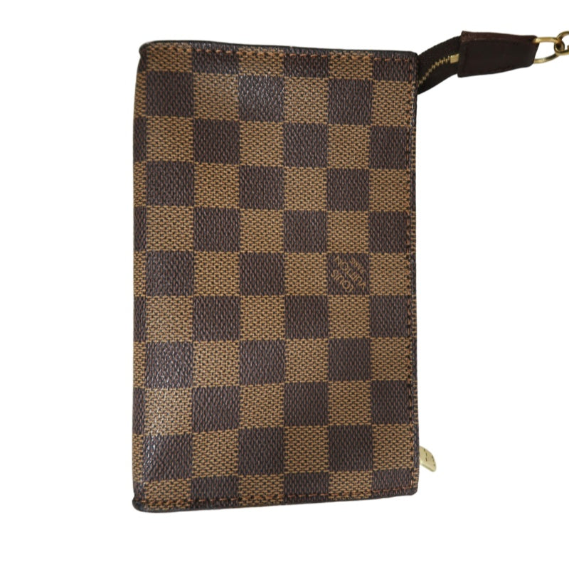 LOUIS VUITTON Damier Mare Bucket Tote Bag Brown  Pouch