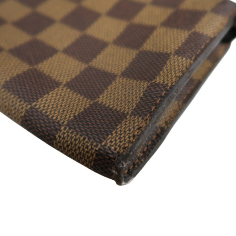 LOUIS VUITTON Damier Mare Bucket Tote Bag Brown  Pouch