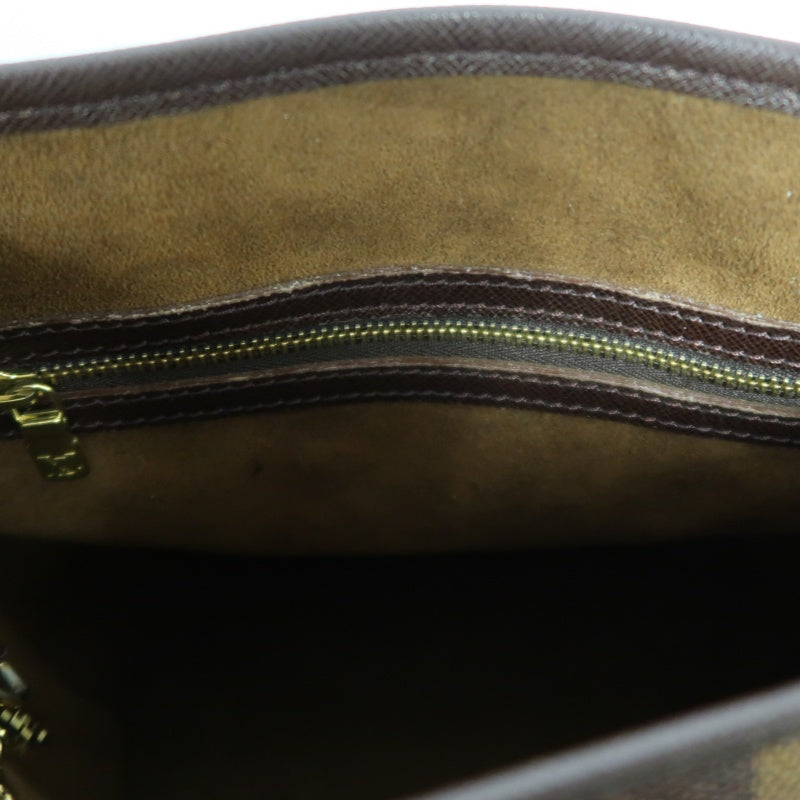LOUIS VUITTON Damier Mare Bucket Tote Bag Brown  Pouch