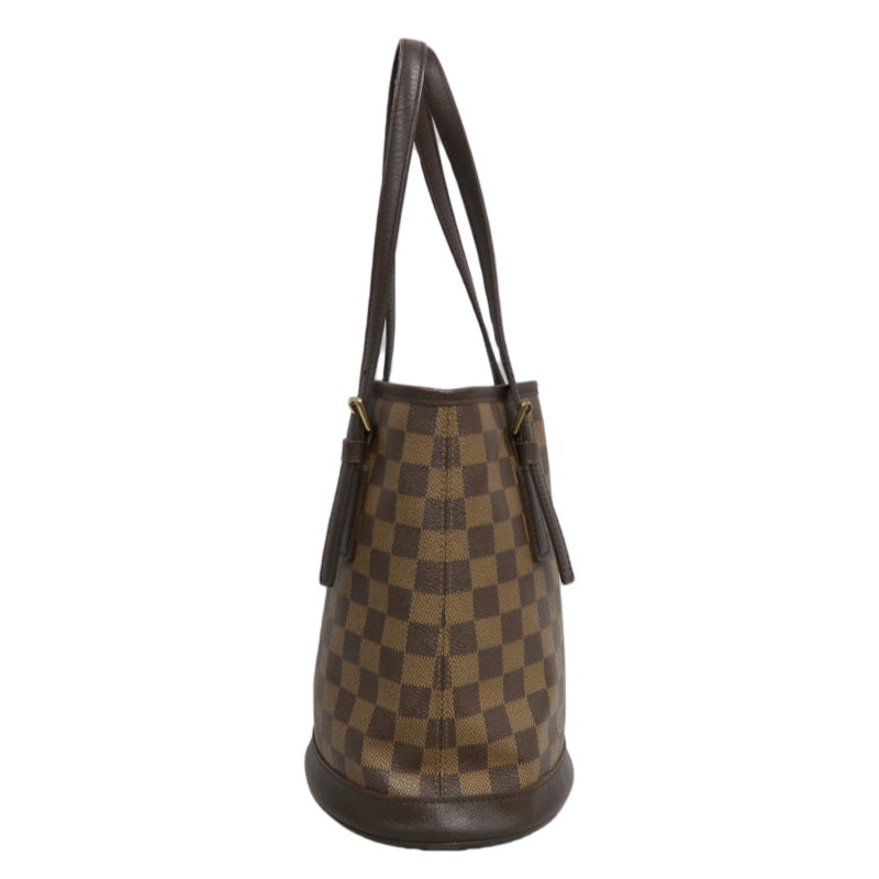 LOUIS VUITTON Damier Mare Bucket Tote Bag Brown  Pouch