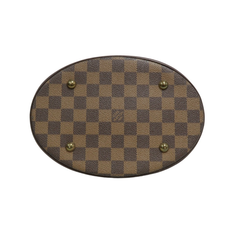 LOUIS VUITTON Damier Mare Bucket Tote Bag Brown  Pouch