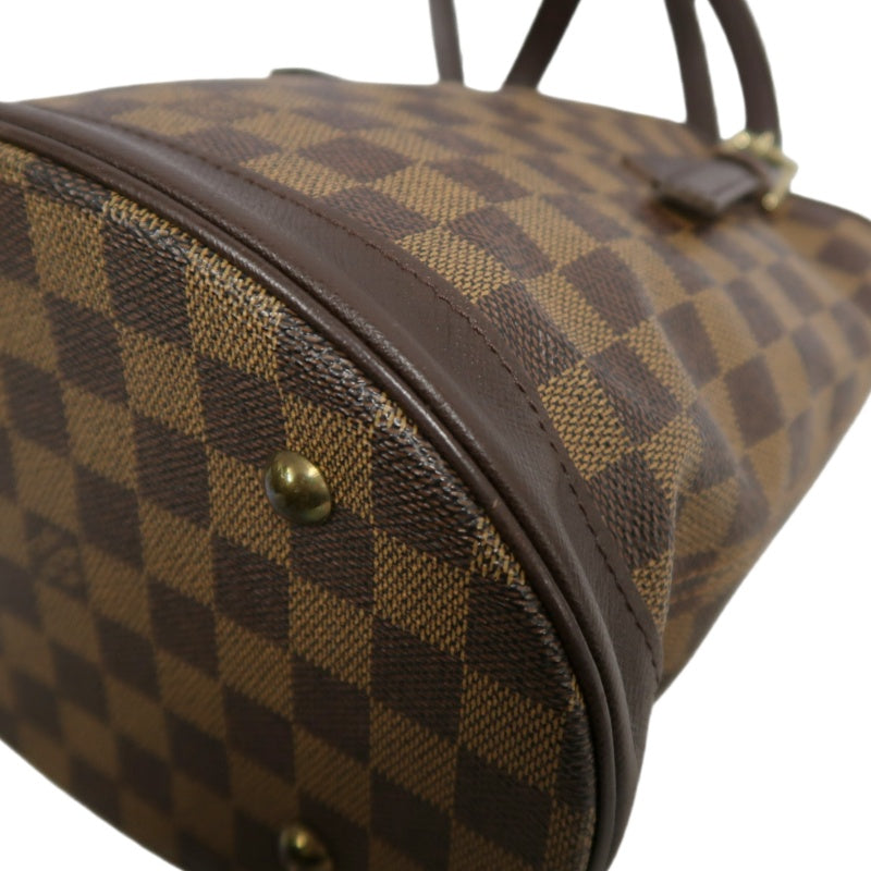 LOUIS VUITTON Damier Mare Bucket Tote Bag Brown  Pouch