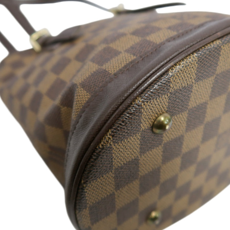 LOUIS VUITTON Damier Mare Bucket Tote Bag Brown  Pouch