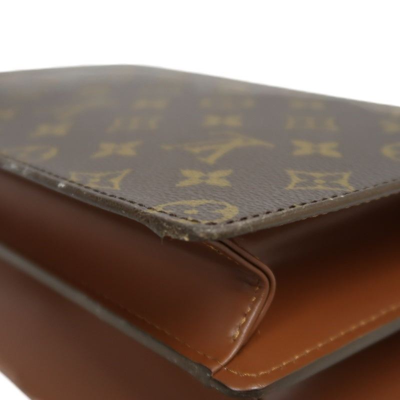 LOUIS VUITTON Monogram Concorde Handbag 　Brown