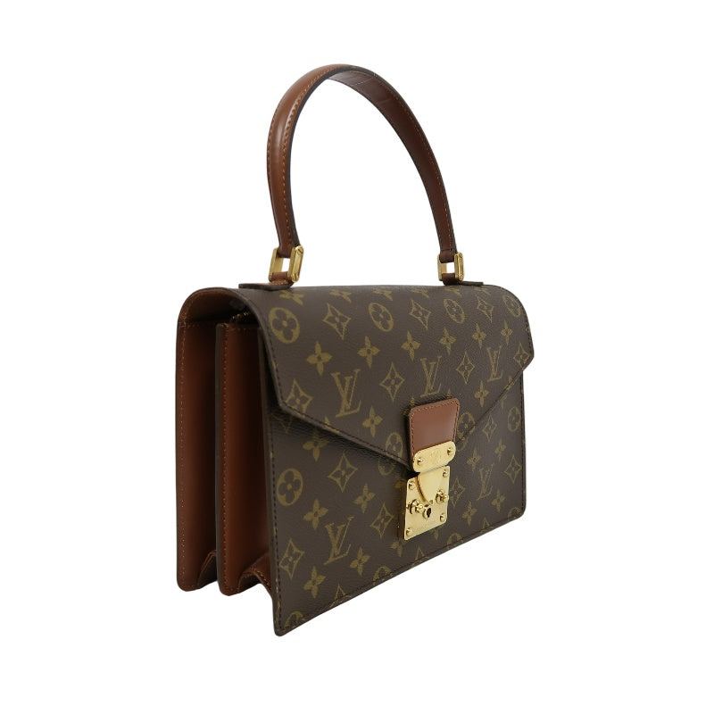 LOUIS VUITTON Monogram Concorde Handbag 　Brown