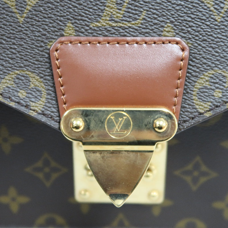LOUIS VUITTON Monogram Concorde Handbag 　Brown