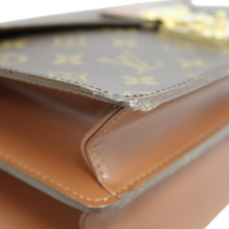 LOUIS VUITTON Monogram Concorde Handbag 　Brown