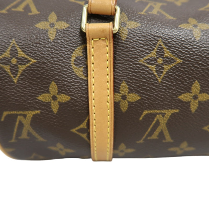 LOUIS VUITTON  Monogram  Papillon 26 Cylindrical Handbag Brown