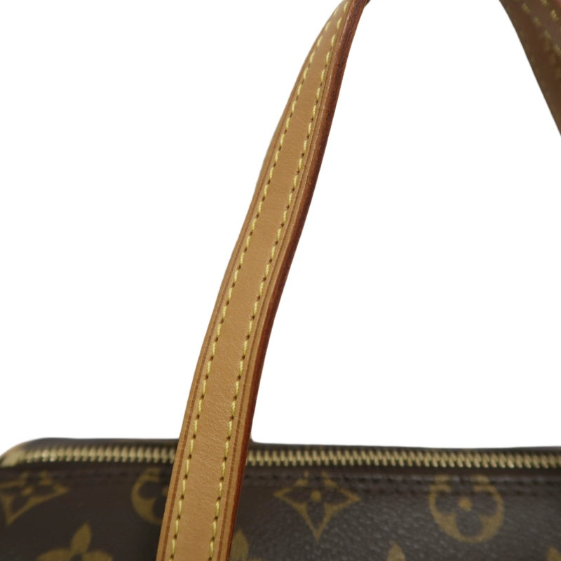 LOUIS VUITTON  Monogram  Papillon 26 Cylindrical Handbag Brown