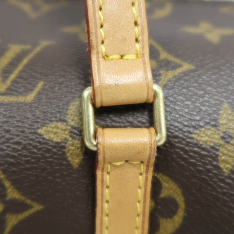LOUIS VUITTON  Monogram  Papillon 26 Cylindrical Handbag Brown