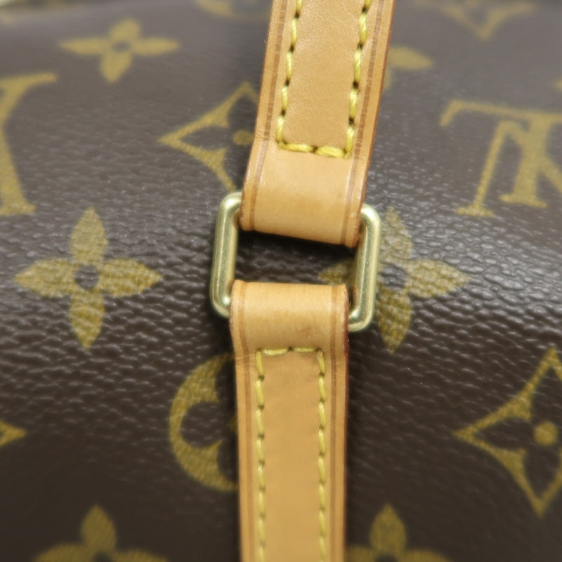 LOUIS VUITTON  Monogram  Papillon 26 Cylindrical Handbag Brown