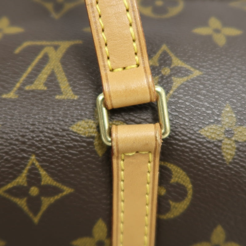 LOUIS VUITTON  Monogram  Papillon 26 Cylindrical Handbag Brown