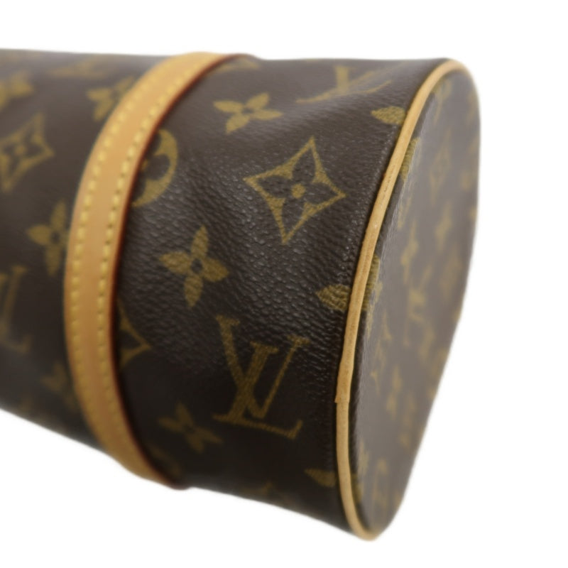 LOUIS VUITTON  Monogram  Papillon 26 Cylindrical Handbag Brown
