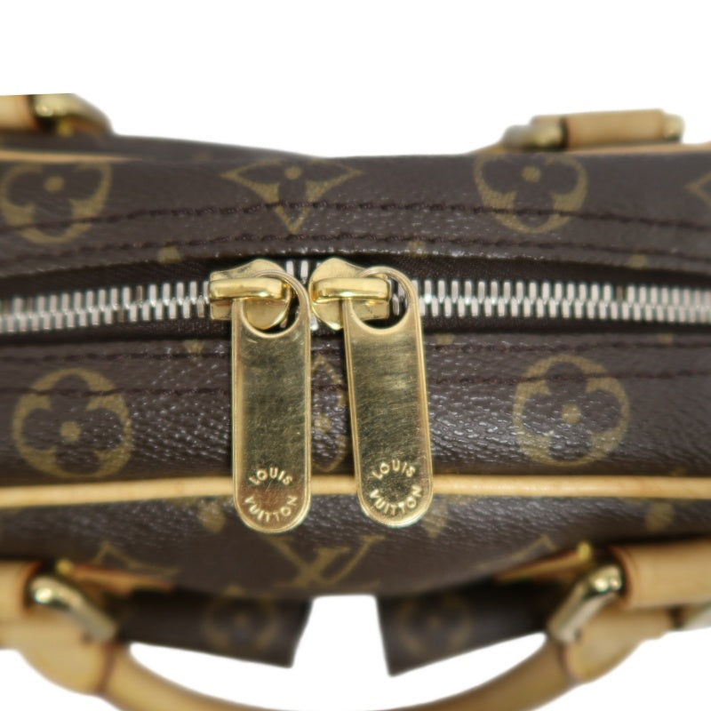 LOUIS VUITTON Monogram Manhattan PM Handbag Brown