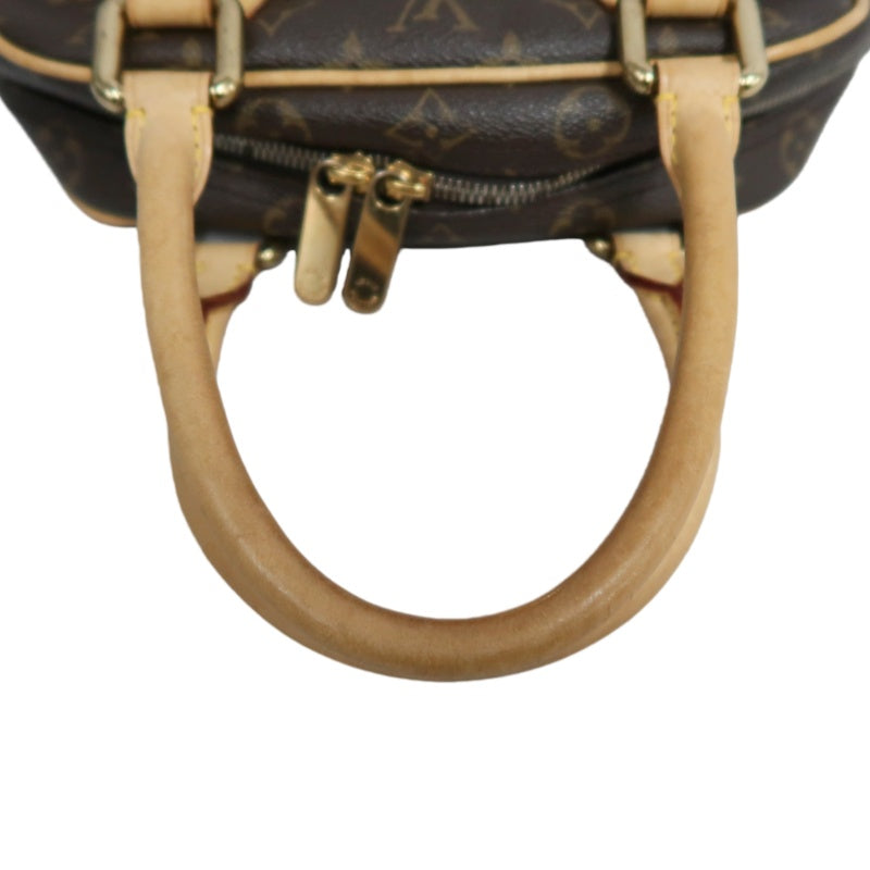 LOUIS VUITTON Monogram Manhattan PM Handbag Brown