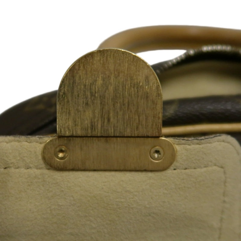 LOUIS VUITTON Monogram Manhattan PM Handbag Brown