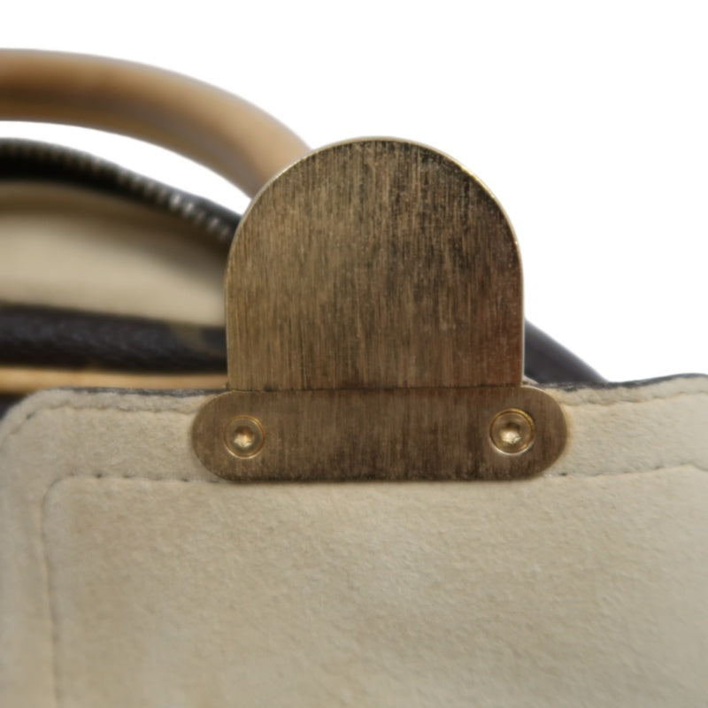 LOUIS VUITTON Monogram Manhattan PM Handbag Brown