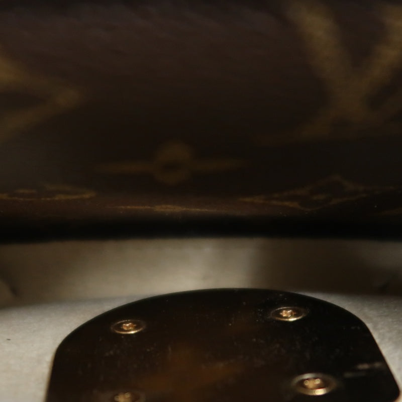 LOUIS VUITTON Monogram Manhattan PM Handbag Brown