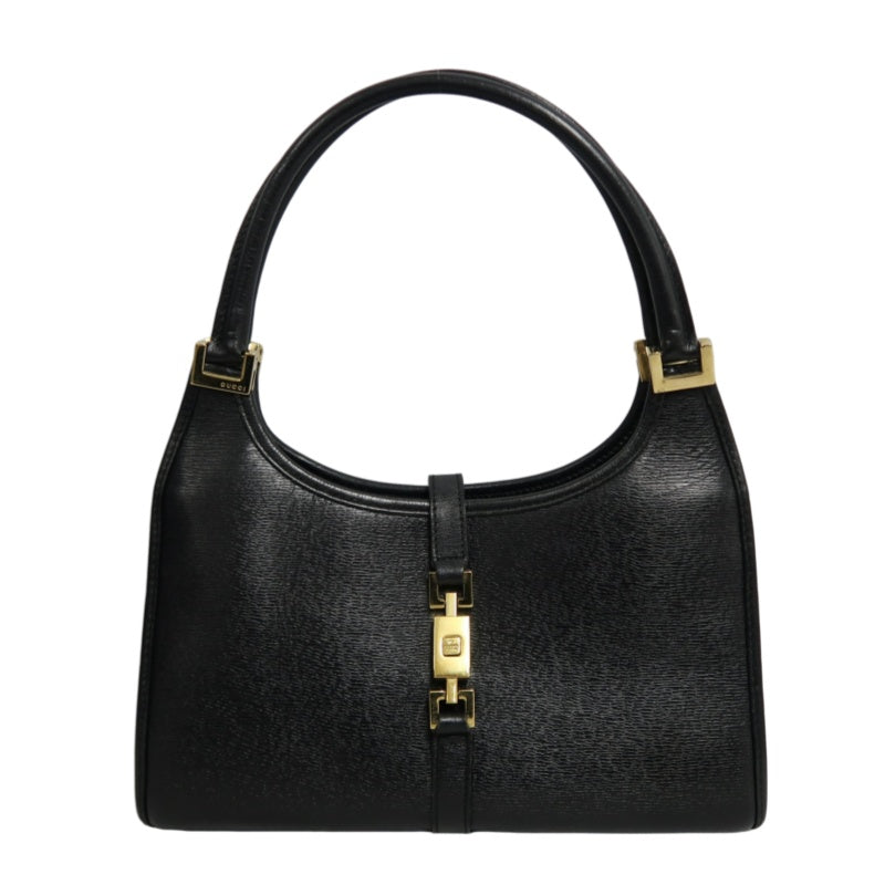 GUCCI Jackie Top Handle Shoulder Bag Black