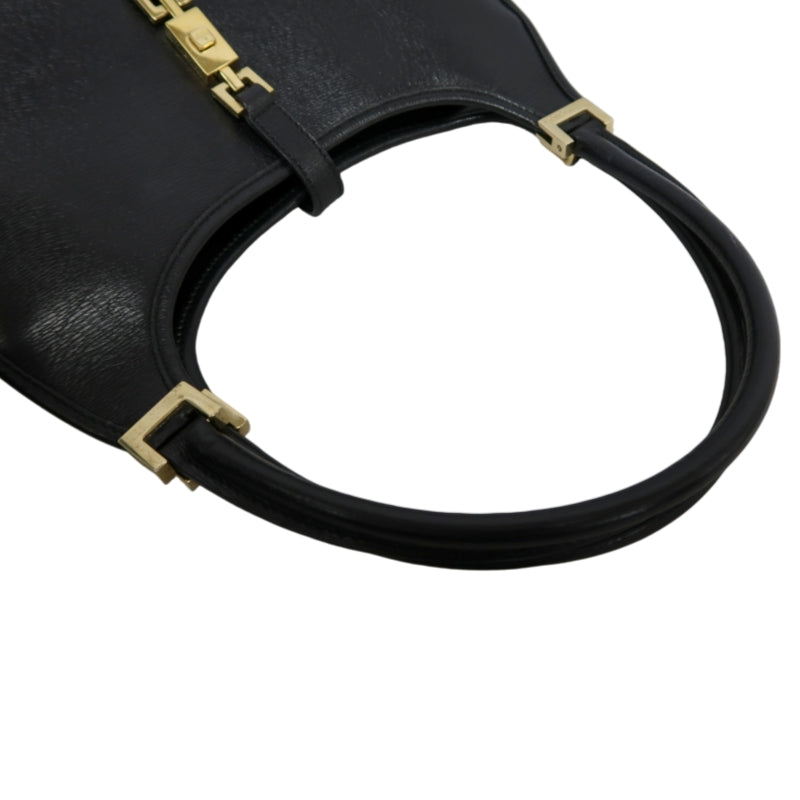 GUCCI Jackie Top Handle Shoulder Bag Black